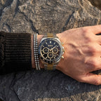 Hugo Boss Hero 1514269 43mm Men’s Chronograph Watch – Black Dial & Two-tone Stainless Steel Link Bracelet