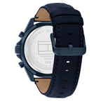 Tommy Hilfiger Jax 1710655 46mm Men's Multi-Function Watch – Navy Blue & Blue Genuine Leather Strap