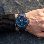 Tommy Hilfiger Jax 1710655 46mm Men's Multi-Function Watch – Navy Blue & Blue Genuine Leather Strap