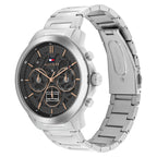 Tommy Hilfiger Henry 1710683 44mm Men's Multi-Function Watch – Grey Skeleton & Silver Stainless Steel Bracelet