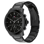 Tommy Hilfiger Henry 1710685 44mm Men's Multi-Function Watch – Black Skeleton & Black Stainless Steel Bracelet
