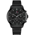 Tommy Hilfiger Henry 1710685 44mm Men's Multi-Function Watch – Black Skeleton & Black Stainless Steel Bracelet
