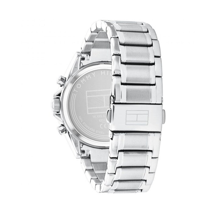 Tommy Hilfiger Kenzie 1782557 38mm Women's Multi-Function Watch – Silver Sunray & Silver Stainless Steel Bracelet