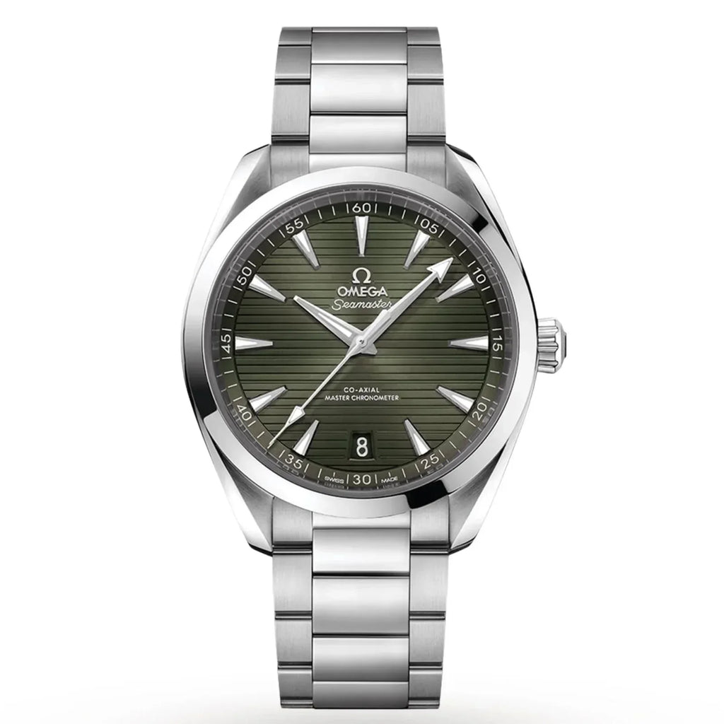 Omega Seamaster Aqua Terra 150M Master Quality Watch – Green Dial & Stainless Steel Bracelet