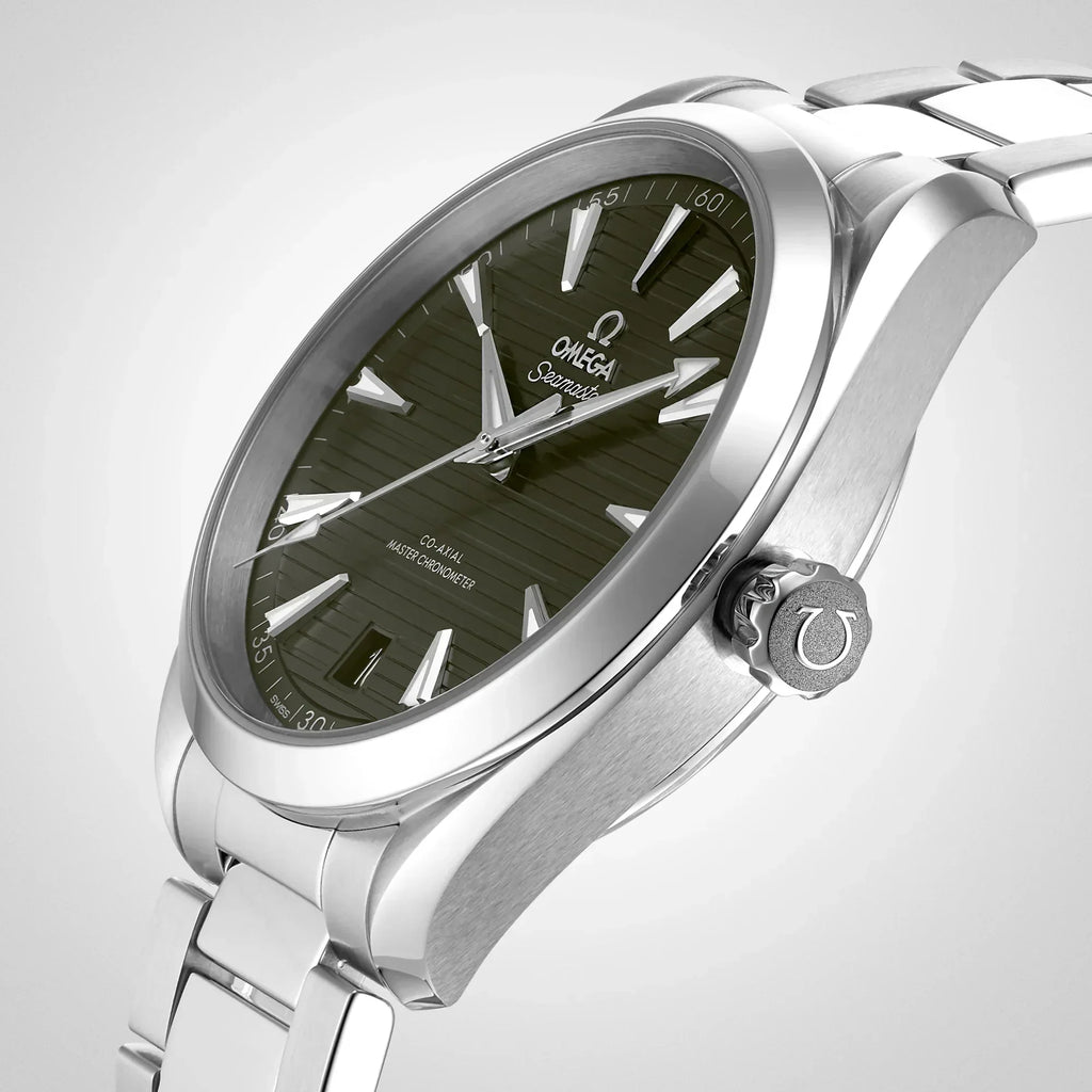 Omega Seamaster Aqua Terra 150M Master Quality Watch – Green Dial & Stainless Steel Bracelet