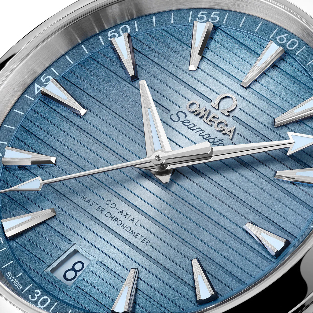 Omega Seamaster Aqua Terra 150M Master Quality Watch – Summer Blue Dial & Stainless Steel Bracelet