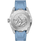Omega Seamaster Aqua Terra Worldtimer 43mm Master Quality Watch – Summer Blue Dial & Light Blue Rubber Strap