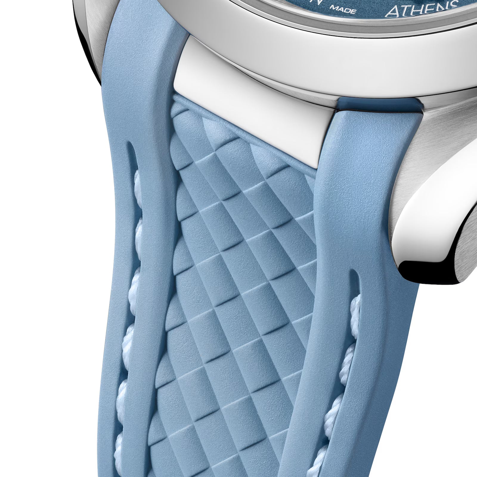 Omega Seamaster Aqua Terra Worldtimer 43mm Master Quality Watch – Summer Blue Dial & Light Blue Rubber Strap