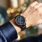 Tommy Hilfiger Blake 1781893 38mm Women's Multi-Function Watch – Navy Blue & Navy Blue Stainless Steel Bracelet