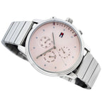 Tommy Hilfiger Blake 1781904 38mm Women's Multi-Function Watch – Pink Sunray & Silver Stainless Steel Bracelet