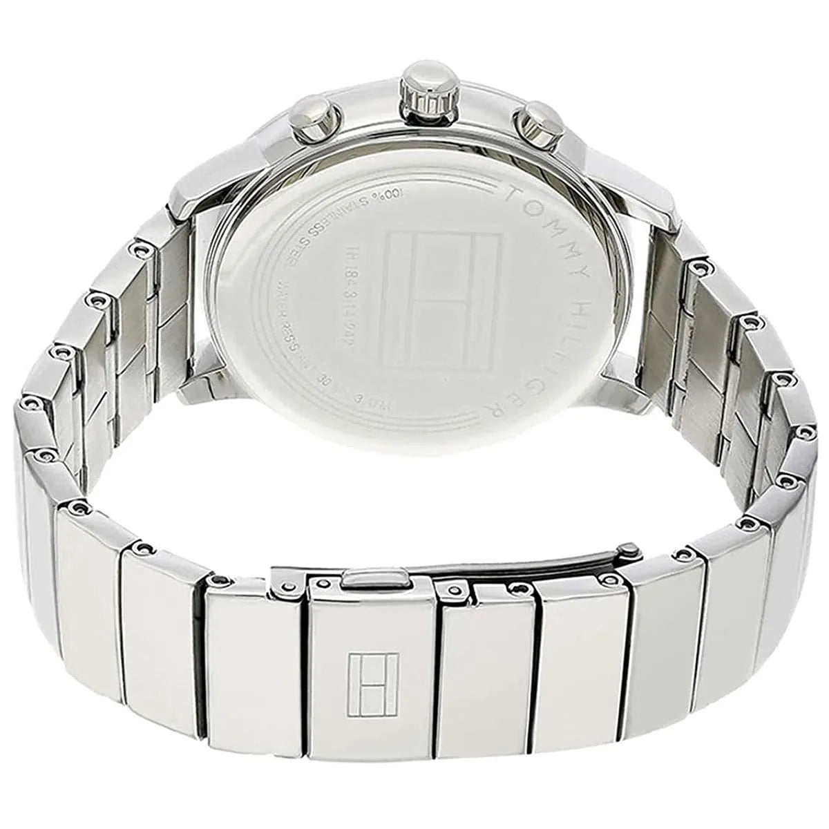 Tommy Hilfiger Blake 1781904 38mm Women's Multi-Function Watch – Pink Sunray & Silver Stainless Steel Bracelet