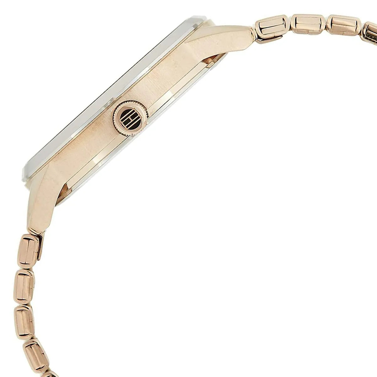 Tommy Hilfiger Brooke 1782021 38mm Women's Multi-Function Watch – Silver Sunray & Rose Gold Stainless Steel Bracelet