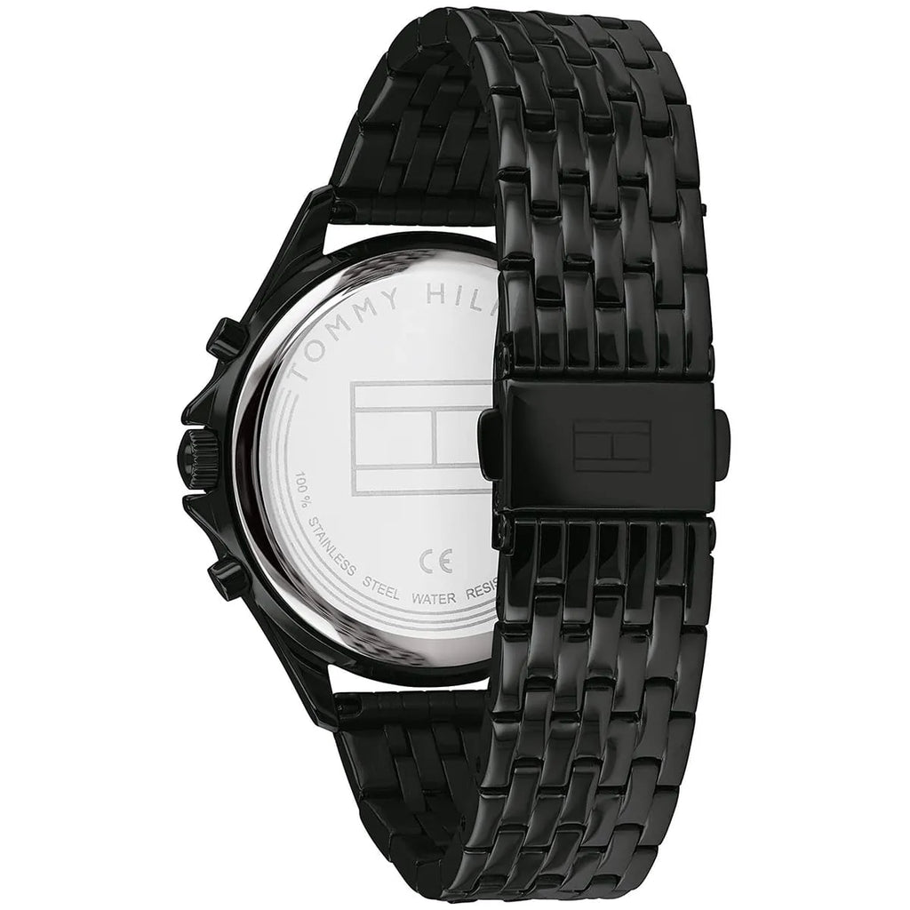 Tommy Hilfiger Ari 1782144 38mm Women's Multi-Function Watch – Black & Black Stainless Steel Bracelet