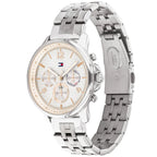 Tommy Hilfiger Harper 1782222 38mm Women's Multi-Function Watch – White & Silver Stainless Steel Bracelet