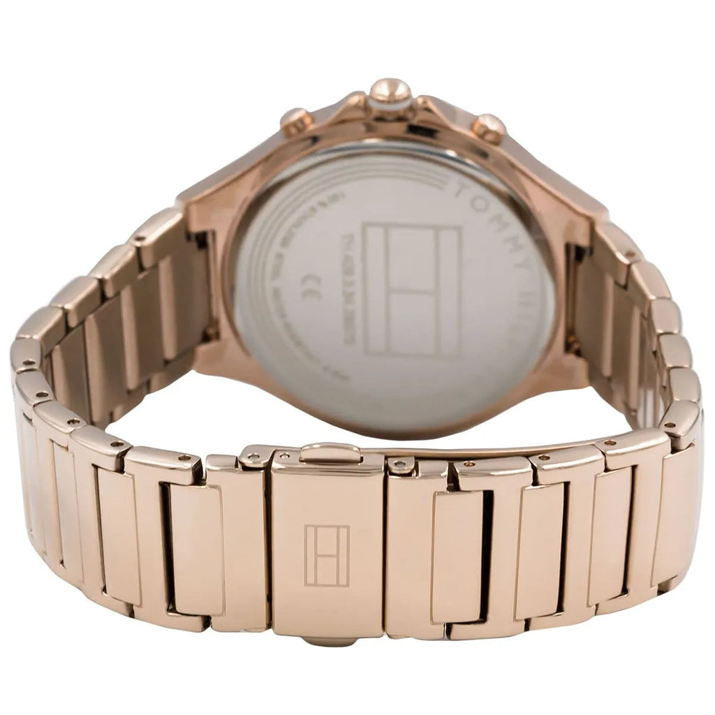 Tommy Hilfiger Eve 1782277 38mm Women's Multi-Function Watch – Grey Sunray & Gold Stainless Steel Bracelet