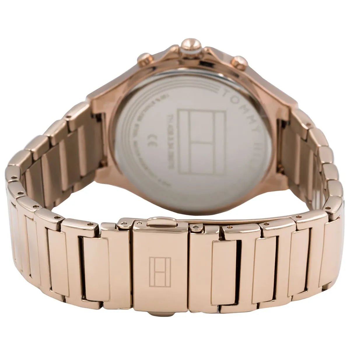 Tommy Hilfiger Eve 1782277 38mm Women's Multi-Function Watch – Grey Sunray & Gold Stainless Steel Bracelet