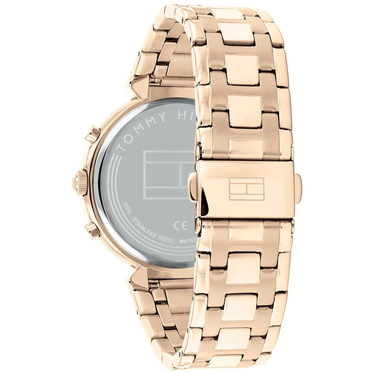 Tommy Hilfiger Ivy 1782345 38mm Women's Multi-Function Watch – Pink Sunray & Rose Gold Stainless Steel Bracelet