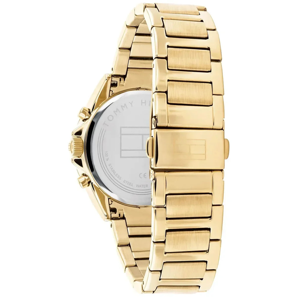 Tommy Hilfiger Signature 1782385 38mm Women's Multi-Function Watch – Gold & Gold Stainless Steel Bracelet