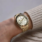 Tommy Hilfiger Signature 1782385 38mm Women's Multi-Function Watch – Gold & Gold Stainless Steel Bracelet