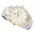 Tommy Hilfiger Kenzie 1782555 38mm Women's Multi-Function Watch – Silver Sunray & Two-Tone Stainless Steel Bracelet