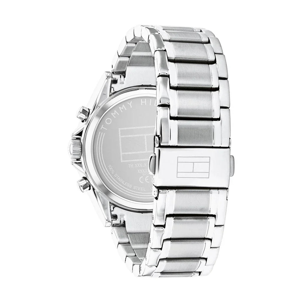 Tommy Hilfiger Kenzie 1782559 38mm Women's Multi-Function Watch – Red Sunray & Silver Stainless Steel Bracelet