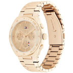 Tommy Hilfiger Carrie 1782577 38mm Women's Multi-Function Watch – Rose Gold Sunray & Rose Gold Stainless Steel Bracelet