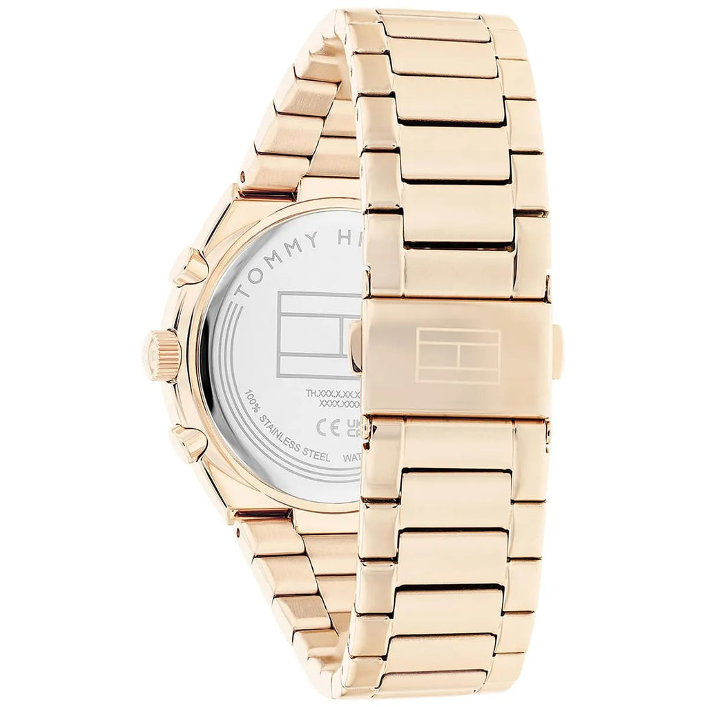 Tommy Hilfiger Carrie 1782577 38mm Women's Multi-Function Watch – Rose Gold Sunray & Rose Gold Stainless Steel Bracelet