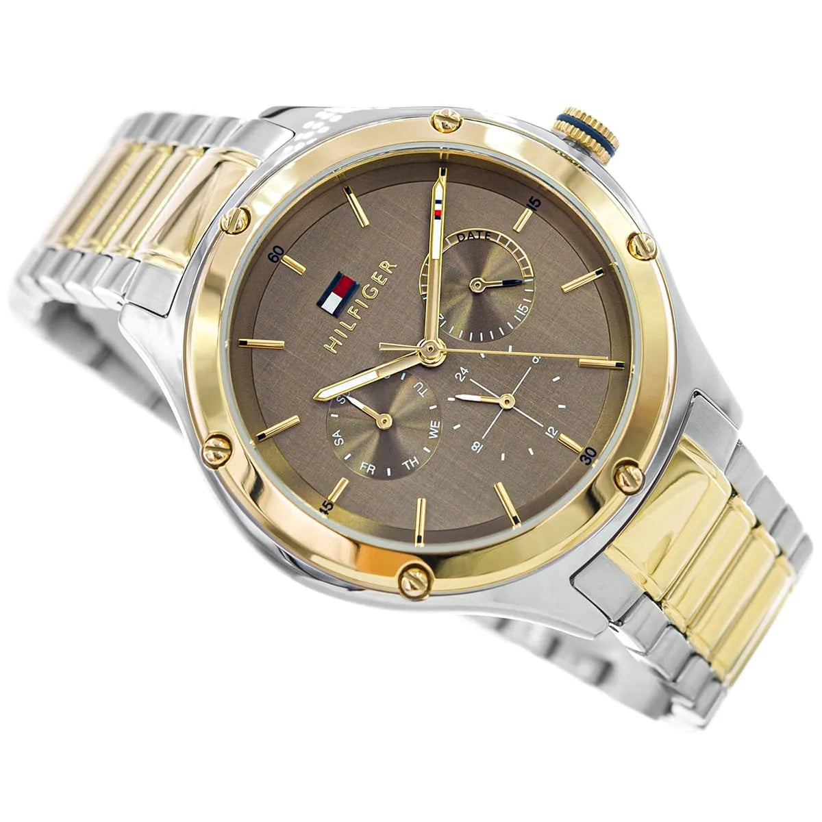 Tommy Hilfiger Lexi 1782658 38mm Women's Multi-Function Watch – Bronze & Two-Tone Stainless Steel Bracelet