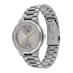 Tommy Hilfiger Piper 1782727 36mm Women's Quartz Watch – Grey Sunray & Silver Stainless Steel Bracelet