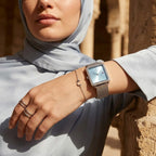 Tommy Hilfiger Tea 1782789 Women's Quartz Watch – Light Blue Sunray & Silver Stainless Steel Mesh Bracelet