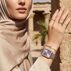 Tommy Hilfiger Tea 1782790 Women's Quartz Watch – Purple Sunray & Silver Stainless Steel Mesh Bracelet