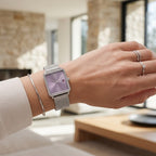 Tommy Hilfiger Tea 1782790 Women's Quartz Watch – Purple Sunray & Silver Stainless Steel Mesh Bracelet