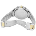 Tommy Hilfiger Hudson 1791226 44mm Men's Chronograph Watch – Silver Sunray & Two-Tone Stainless Steel Bracelet