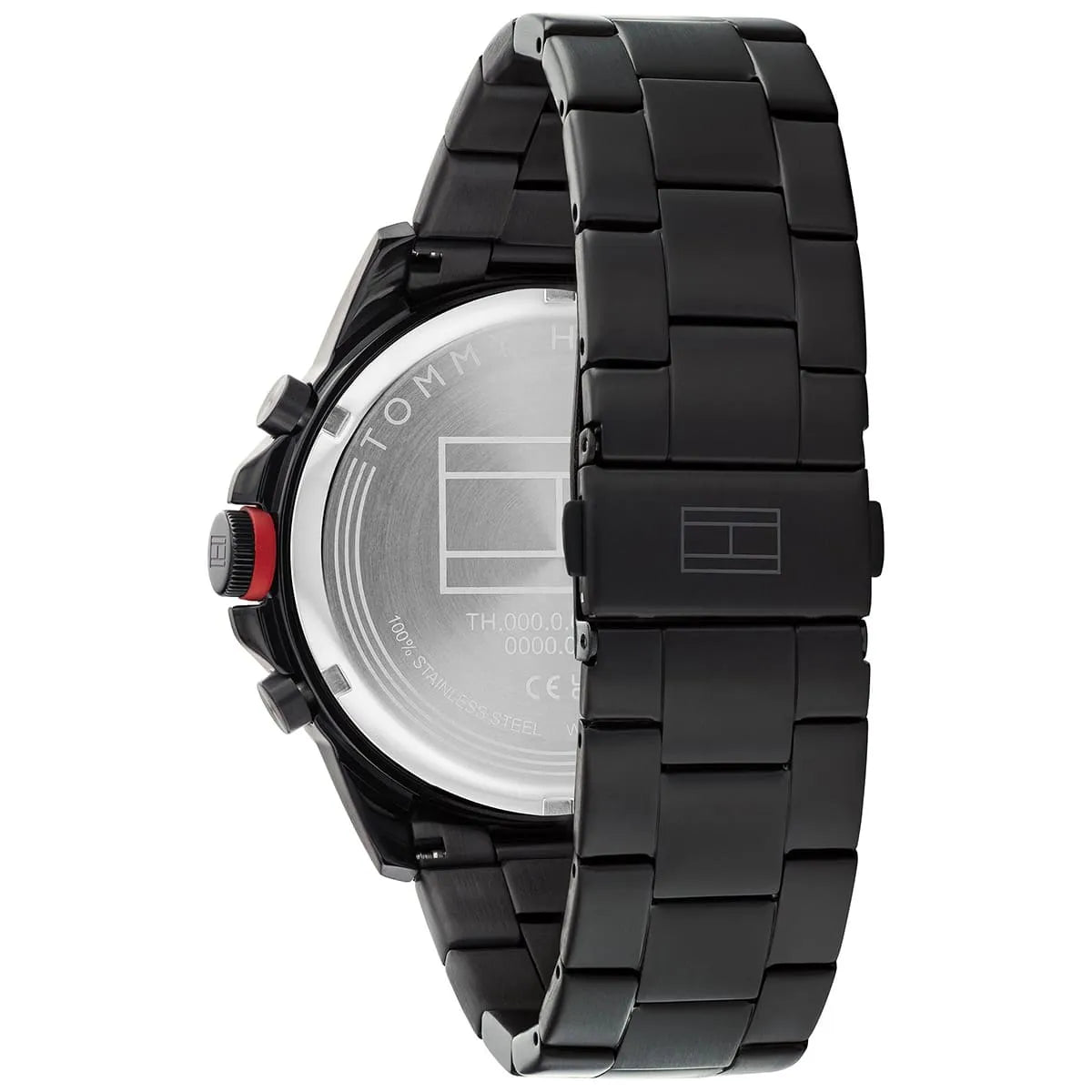 Tommy Hilfiger Blaze 1792030 46mm Men's Multi-Function Watch – Black & Black Stainless Steel Bracelet