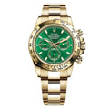 Rolex Cosmograph Daytona Master Quality Watch – Green Dial & Gold-Tone Oyster Bracelet