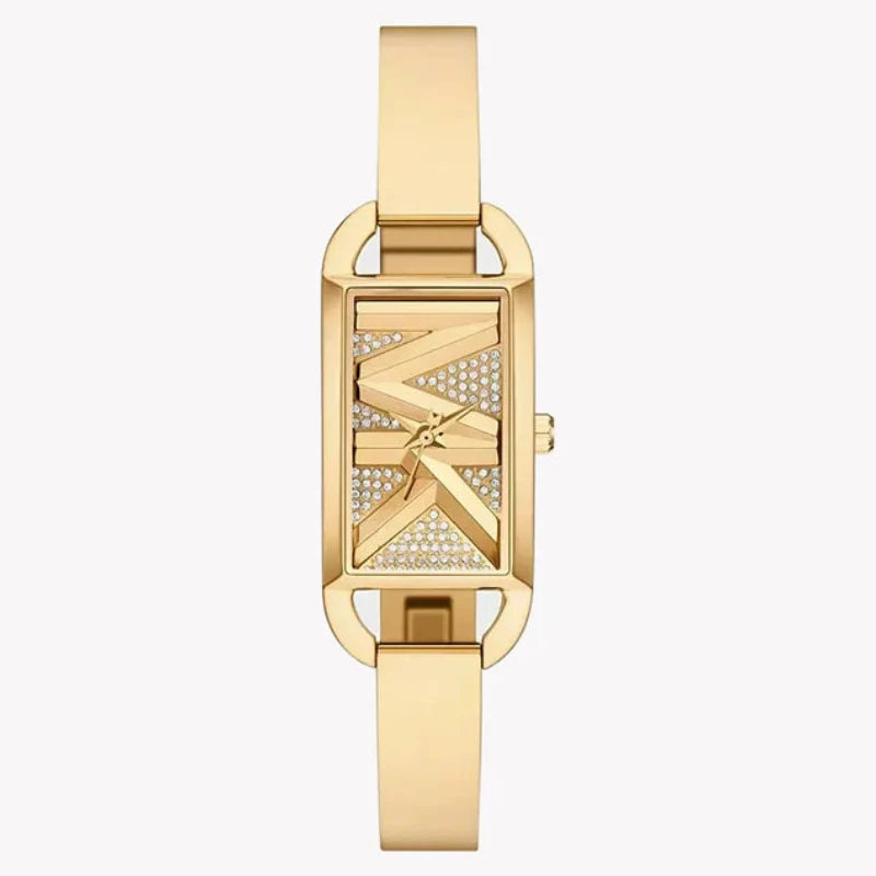 Michael Kors Empire MK4840 30mm Women's Quartz Watch – Gold with Gold Stainless Steel Bracelet