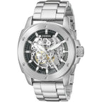 Fossil Modern Machine ME3081 50mm Men’s Automatic Watch – Silver Skeleton Dial & Silver-tone Stainless Steel Bracelet