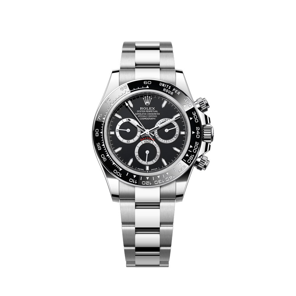 Rolex Cosmograph Daytona Master Quality Watch – Black Dial & Stainless Steel Oyster Bracelet