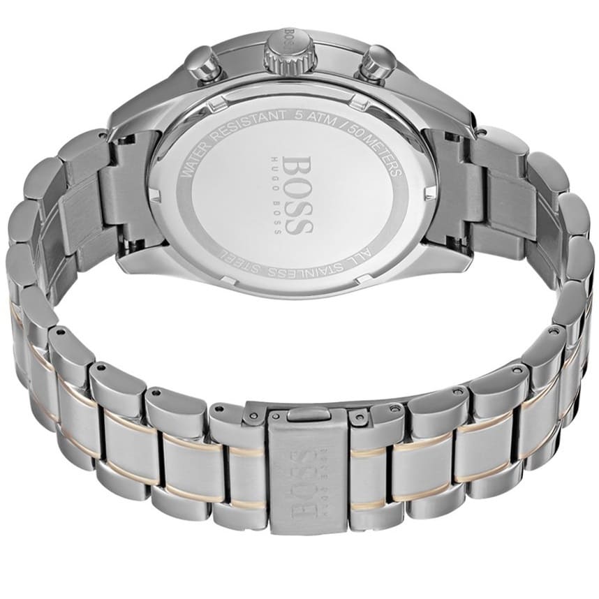 Hugo Boss Trophy 1513634 44mm Men’s Chronograph Watch – Gray Dial & Stainless Steel Bracelet