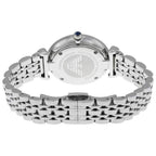 Emporio Armani Gianni T-Bar AR11091 32mm Women's Quartz Watch – Blue & Silver-Tone Stainless Steel Bracelet