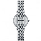 Emporio Armani Gianni T-Bar AR11091 32mm Women's Quartz Watch – Blue & Silver-Tone Stainless Steel Bracelet