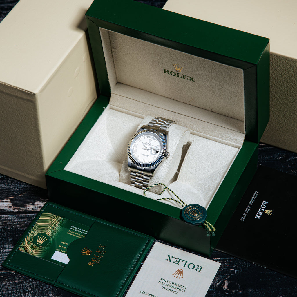 Rolex Datejust 41mm Master Quality Watch – White Dial & Stainless Steel Jubilee Bracelet