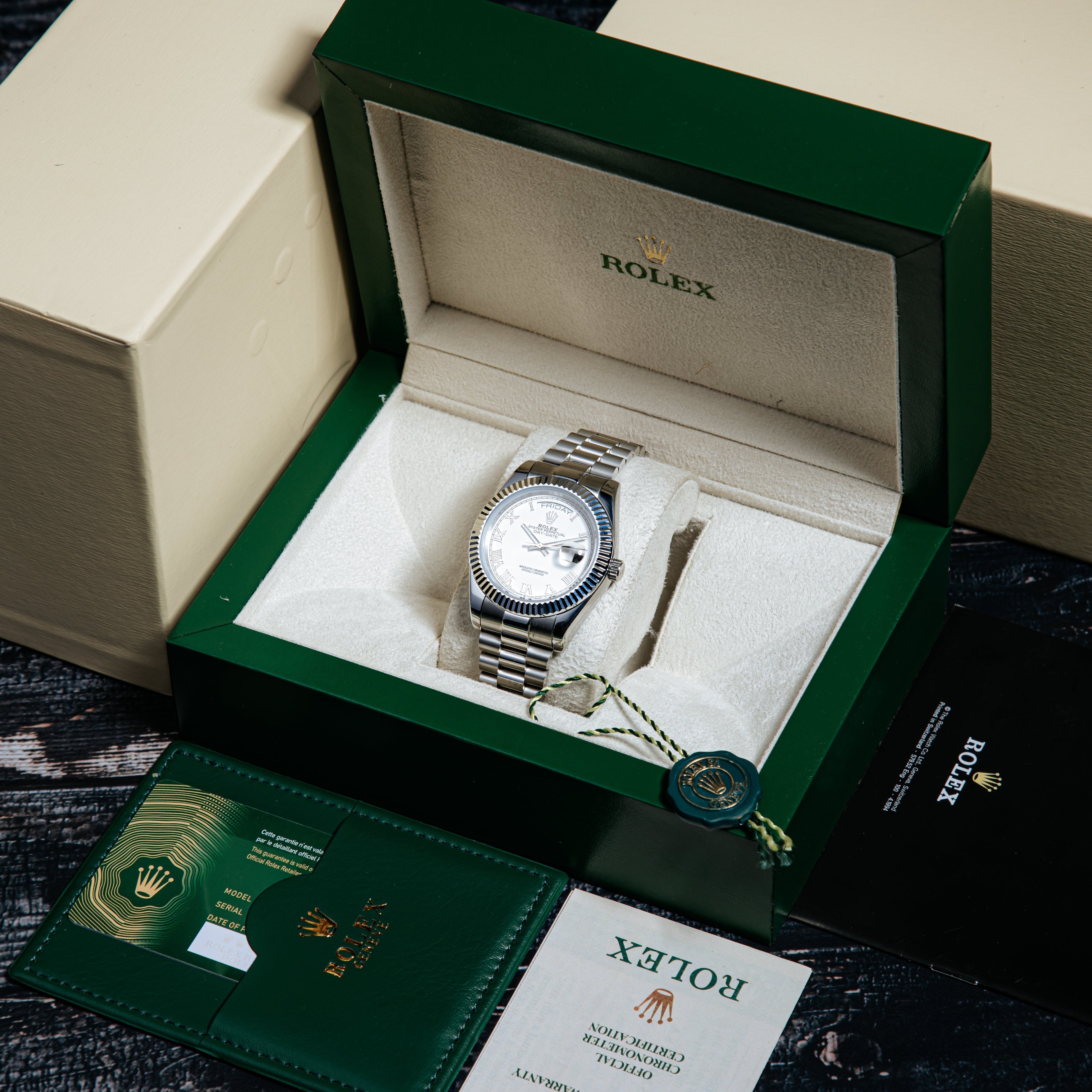 Rolex Datejust 41mm Master Quality Watch – White Dial & Stainless Steel Jubilee Bracelet