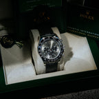Rolex Cosmograph Daytona Master Quality Watch – Black Dial & Stainless Steel Oyster Bracelet