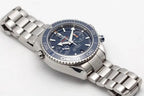 Omega Seamaster 45mm Master Quality Chronograph – Blue Dial, Blue Bezel & Stainless Steel Bracelet