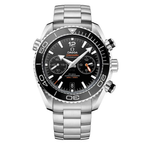 Omega Seamaster 45mm Master Quality Chronograph – Black Dial, Black Bezel & Stainless Steel Bracelet