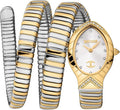 Just Cavalli Signature JC1L248M0055 Women's Quartz Watch – Signature with Silver Stainless Steel Bracelet