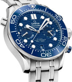 Omega Seamaster Diver 300M 44mm Master Quality Chronograph – Blue Dial & Stainless Steel Bracelet