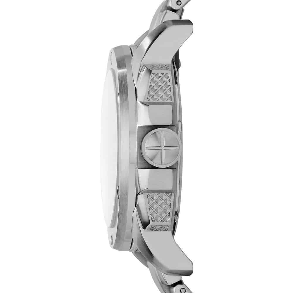 Fossil Modern Machine ME3081 50mm Men’s Automatic Watch – Silver Skeleton Dial & Silver-tone Stainless Steel Bracelet