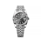 Rolex Datejust 41mm Master Quality Watch – Grey Dial & Stainless Steel Jubilee Bracelet